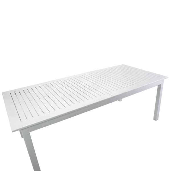 Tavolo alluminio Monterey allungabile bianco cm150/210x89h75