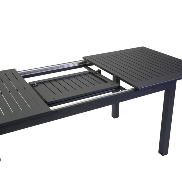 Tavolo alluminio Monterey allungabile antracite cm150/210x89h75