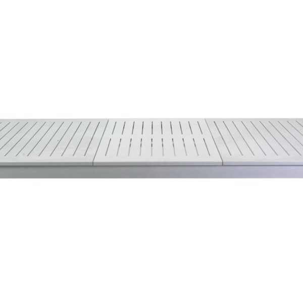 Tavolo alluminio Monterey allungabile bianco cm220/280x100h75