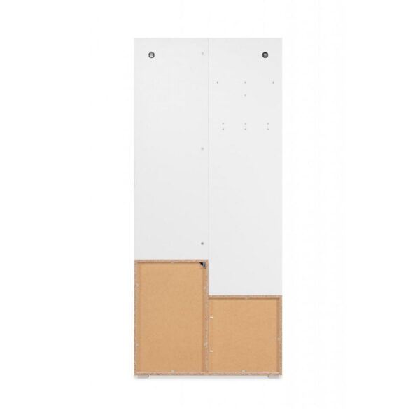 Mobile ingresso Image41B bianco con specchio