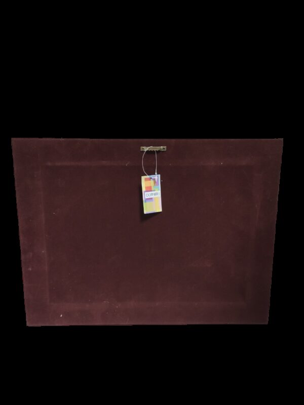 Quadro case di campagna rettangolare 50x40cm con cornice color argento