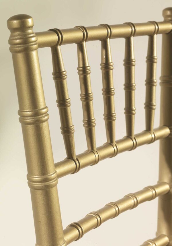 Sedia legno chiavari oro con cuscino oro cm40x40h43/92