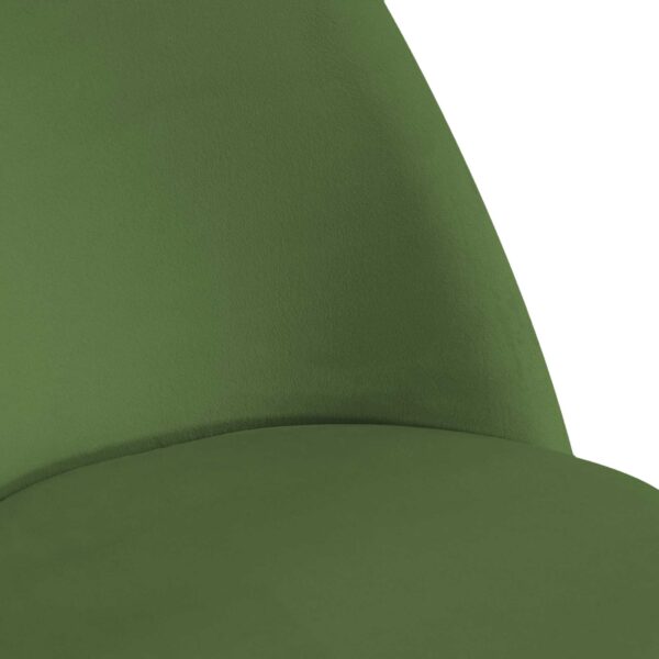 Set di 4 Sedie velluto Sammi verde struttura oro cm50x57h47/77,5
