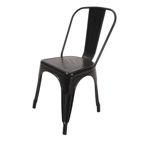 Sedia ferro new bristol nero cm43x43h45/84