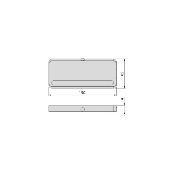 Luminaria LED ricaricabile Kraz con sensore di movimento, 1 W, Verniciato alluminio, Tecnoplastica
