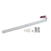 Barra appendiabili per armadi Polux con luce LED con sensore di movimento, 858, Anodizzato opaco.