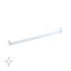 Barra appendiabili per armadi Polux con luce LED con sensore di movimento, 858, Anodizzato opaco.
