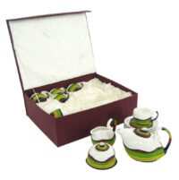 Tazza the con teiera e lattiera 9 pezzidecoro bambu' multic