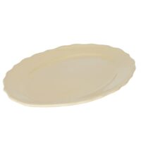 Piatto juliet crema ovale cm35x26h3