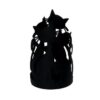 Portabicchiere metallo gatti nero tondocm ø8h13.5
