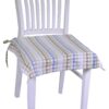 Cuscino sedia tessuto london avio quadrocm40x40h4