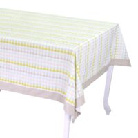 Tovaglia tessuto london verde patch bordo cm5rettangolare cm140x180
