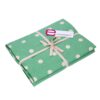 Tovaglia pop pois verde acqua rettangolare cm140x180