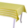 Tovaglia pop righe lime rettangolare cm140x180