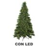 Albero monte Durando verde 1071 rami 370 LED cm ø107h180