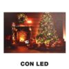 Quadro led legno multicolor rettangolare cm 60x40h1,8