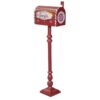 Cassetta posta metallo rosso cm 32,5x16h100