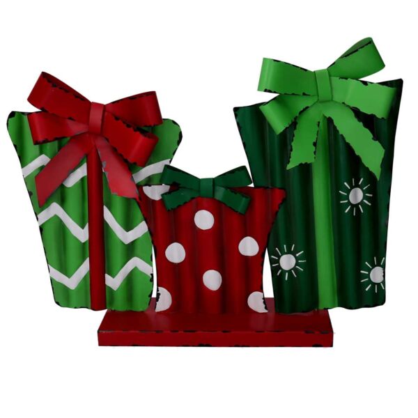 Pacco regalo metallo cm 49,5x12,5h37
