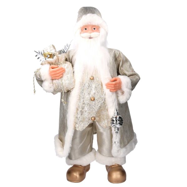 Babbo natale tessuto oro cmh80