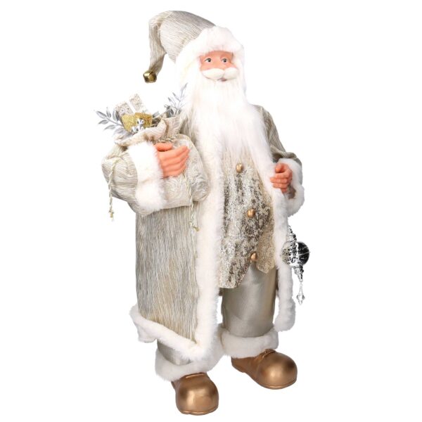 Babbo natale tessuto oro cmh80