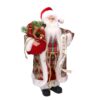 Babbo natale tessuto rosso con lista cmh45