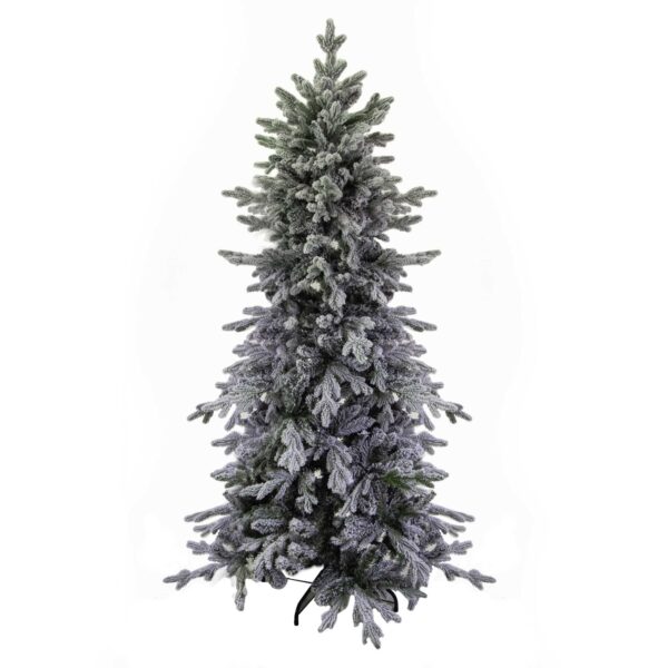 Albero Grinch slim innevato verde 1844 rami cm ø110h180