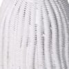 Portacandele resina nappina bianco cm ø14h25,6