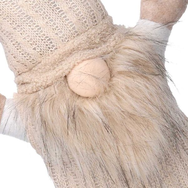 Gnomo tessuto crema cm25x13h38