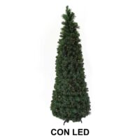 Albero pieghevole verde 1013 rami 200 led cm ø81,5h210