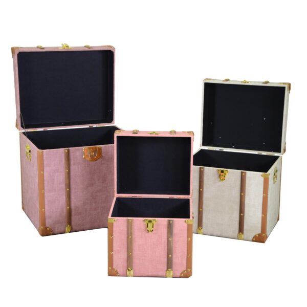 Baule ecopelle 1-3 quadro cm50x40h50