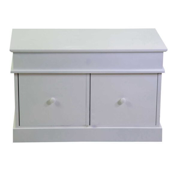 Mobiletto Eleonora cassapanca bianco 2 cassetti cm70x35h45