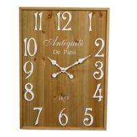 Orologio legno paris rettangolare cm50x70x4,5