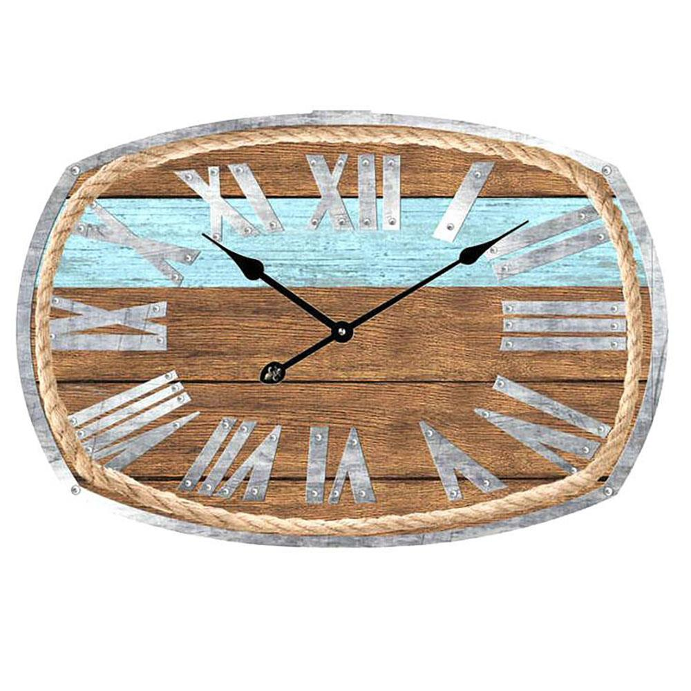 Orologio vetro numeri romani con corda cm60x40x4