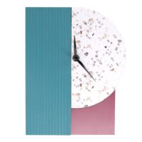 Orologio legno multicolor cm19,5x5x25