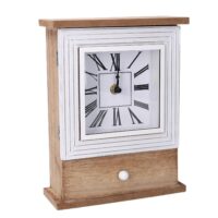 Orologio legno marrone cm18,5x7h24