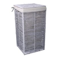 Cestone paper hilary grigio chiaro quadro pieghevole cm31x31h60