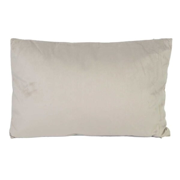 Cuscino velluto grigio chiaro rettangolare cm35x50h10