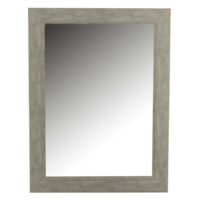 Specchio legno grigio rettangolare cm64x84