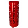 Portaombrelli metallo scritta Umbrella rosso tondo cm ø19h49