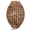 Lampada rattan naturale con attacco cm ø29h51,5