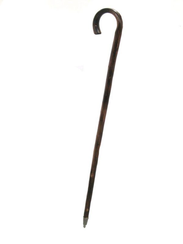 Bastone rustico scuro c/punta ferro cm13,5h92,5