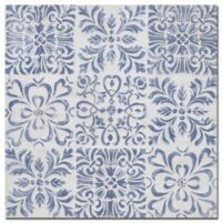 Quadro legno blu quadro cm80x80h3,5
