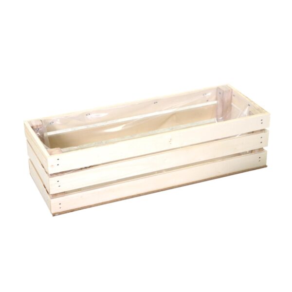 Cassetto legno naturale con nylon cm32x16h12
