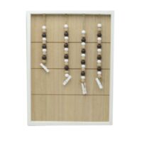 Portamemo lignum legno rettangolare cm27x2,5h36