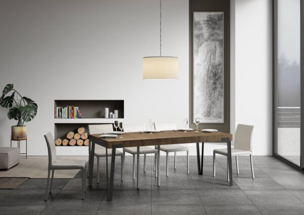 Consolle allungabile 90x40/196 cm Rio Small Premium telaio Antracite