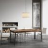 Consolle allungabile 90x40/190 cm Rio Small Premium telaio Antracite