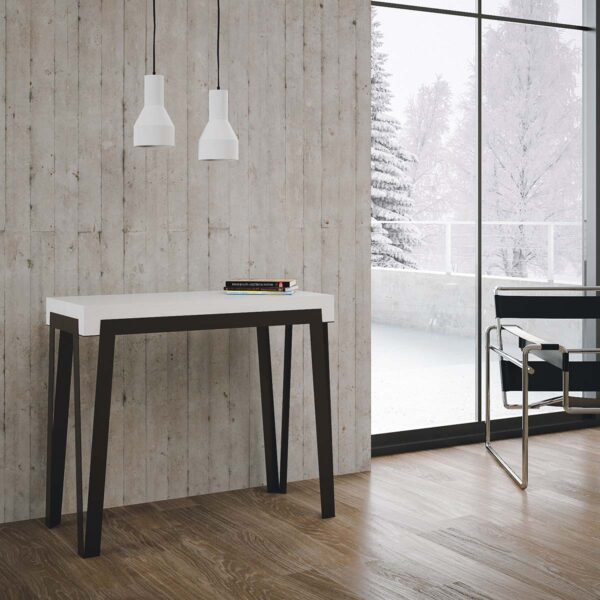 Consolle allungabile 90x40/300 cm Rio telaio Ruggine