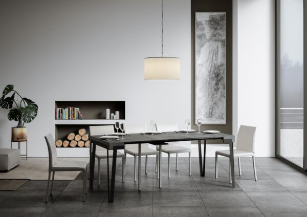 Consolle allungabile 90x40/300 cm Rio telaio Ruggine