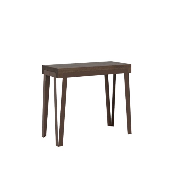 Consolle allungabile 90x40/300 cm Rio telaio Ruggine
