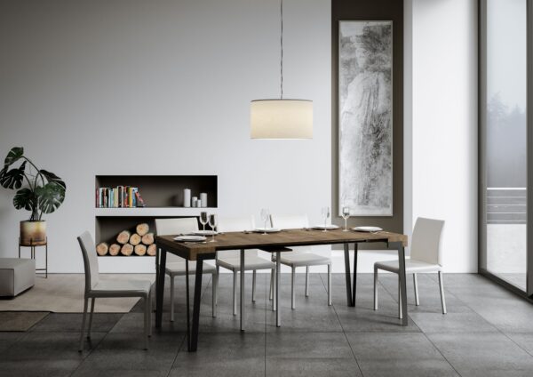 Consolle allungabile 90x40/300 cm Rio telaio Ruggine